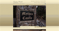 Desktop Screenshot of mytheacastle.com